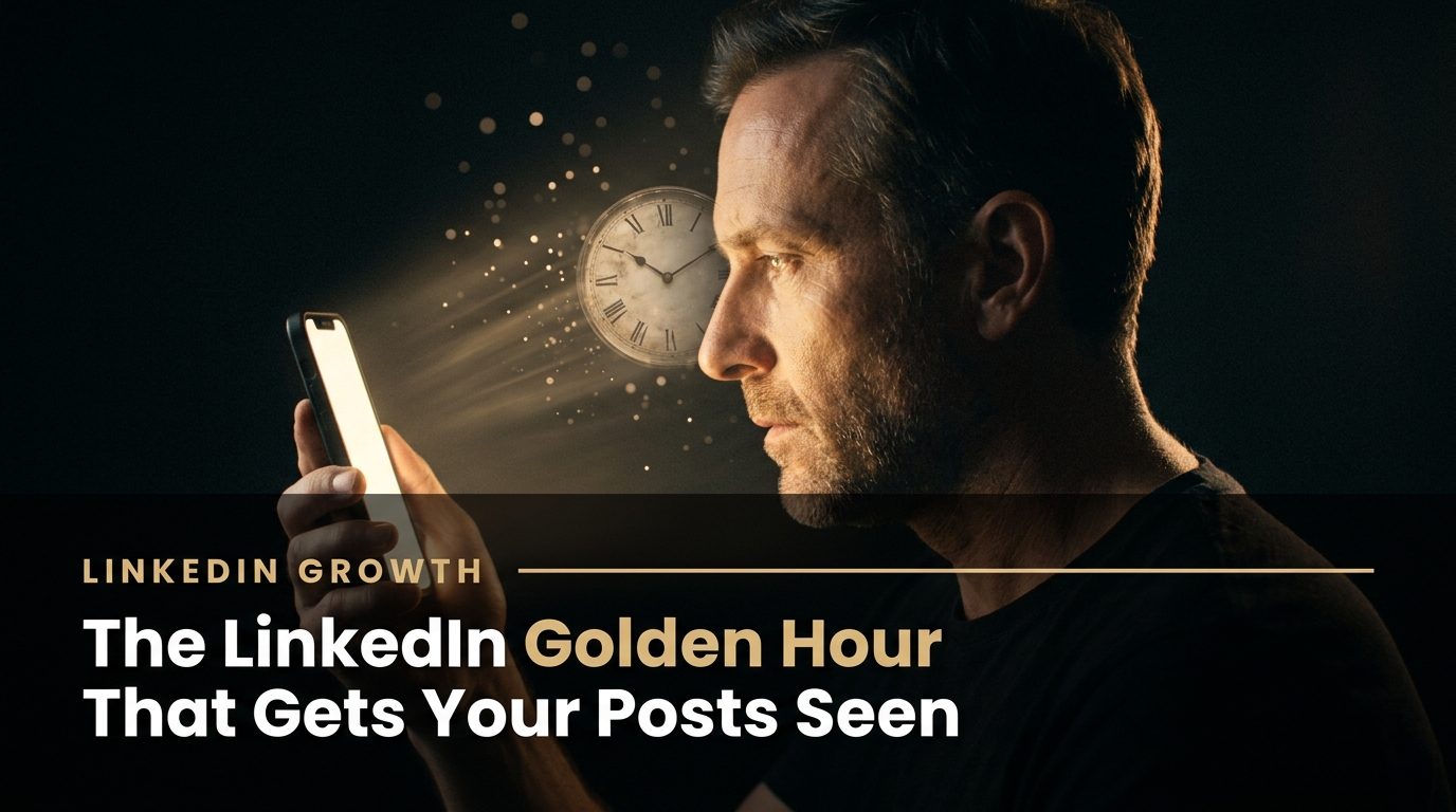 The LinkedIn Golden Hour That Gets Your Posts Seen